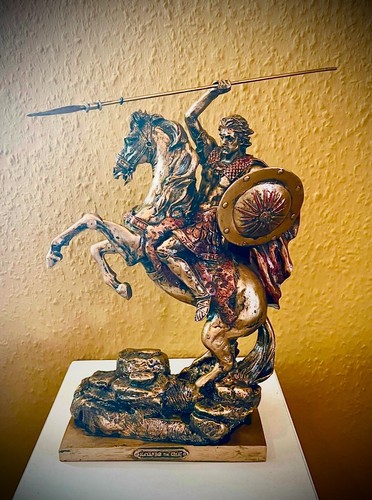 Alexander der große statue - alexander,