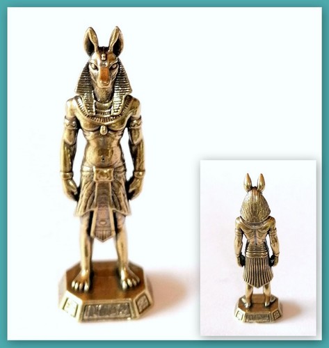 Messing figur anubis statue - messing,