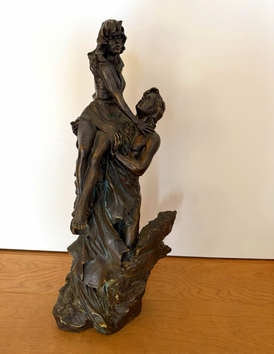 Original paor bronze skulptur - bronze,