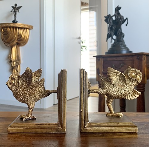 Buchstützen eulen set - eulen, figur