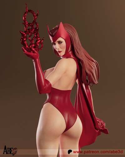 Scarlet witch marvel - scarlet,