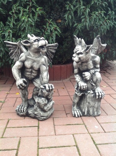 Steinfiguren set gargoyle - set,,