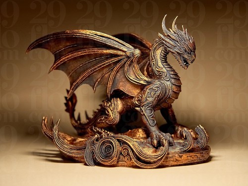 Dragon statue detailreiche - dragon,