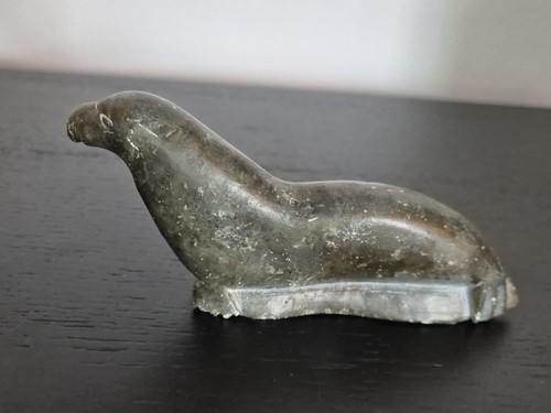 Echte inuit speckstein - inuit,