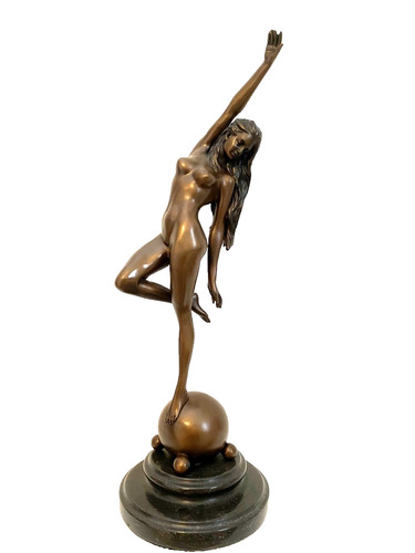 Bronzefigur bronze akt von - bronzefigur,