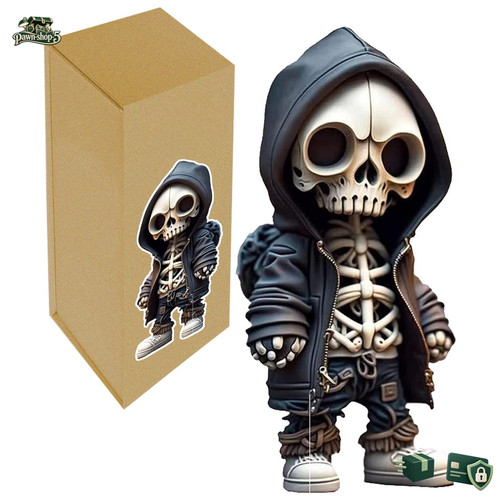Skelett figuren statue - skelett,