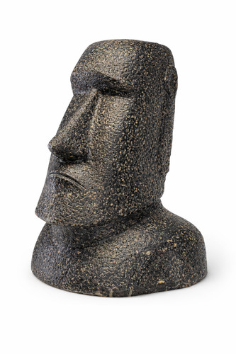 Moai kopf gartenfigur - kopf,