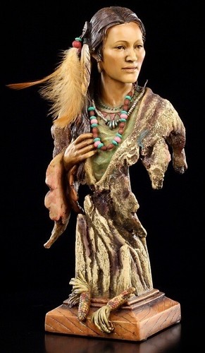 Indianer figur büste - büste, aiyana