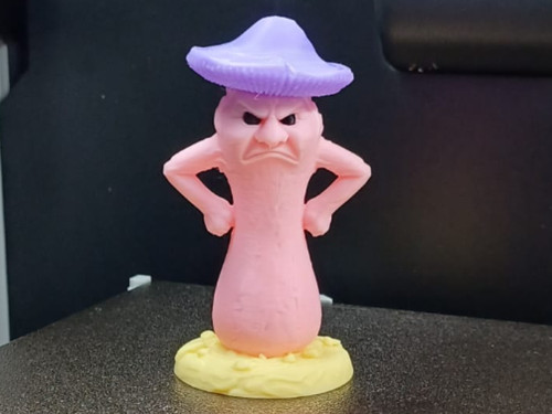 Mürrischer pilz boss figur - pilz-boss,