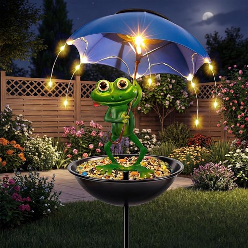 Solar frosch led lampe garten - lampe,