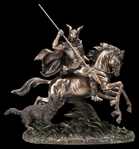 Odin figur reitet - reitet, auf