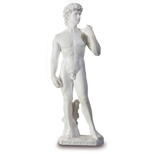 Statue david 19cm - statue, weiß