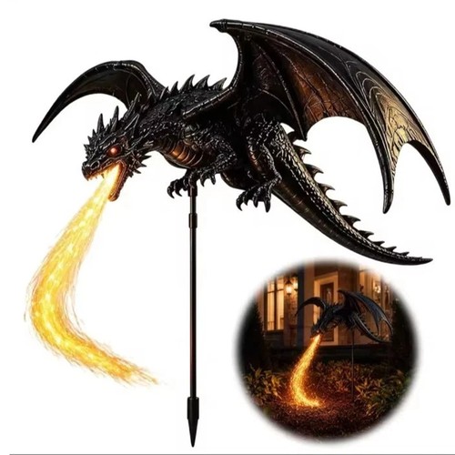 Solarbetriebene drachen garten - drachen,