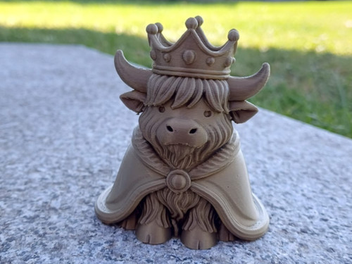 Majestätischer hochlandkönig - majestätischer,