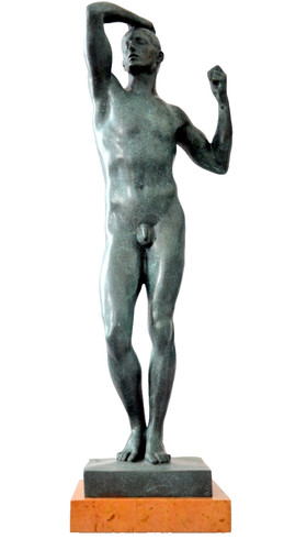 Bronzefigur das eherne - -,