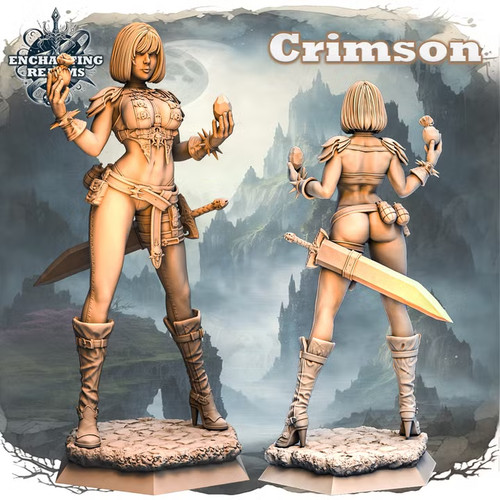Crimson resin garage kit - resin,