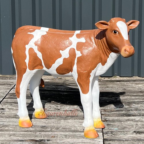 Kuh kalb gartenfigur - kalb, dekofigur